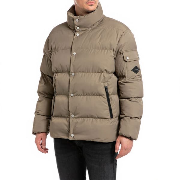 Replay M8408.000.84974 Puffjacka Beige XL Man