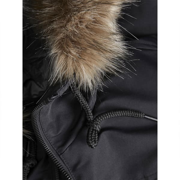 Jack & Jones Construct Faux Fur Parka Sort S Mand
