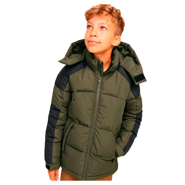 Jack & Jones Aero Puffer Jakke Grøn 10 Years Dreng