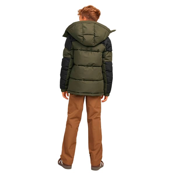 Jack & Jones Aero Puffer Jakke Grøn 10 Years Dreng