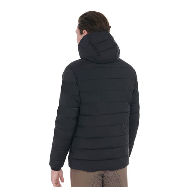 Equestro Quilted Stretch Fabric Jacka Svart XS Man