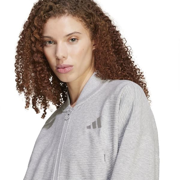 Adidas All Szn Rib Jakke Grå M Kvinde