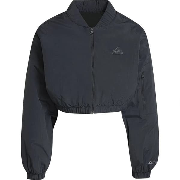 Adidas City Escape Padded Bomberjakke Sort L Kvinde