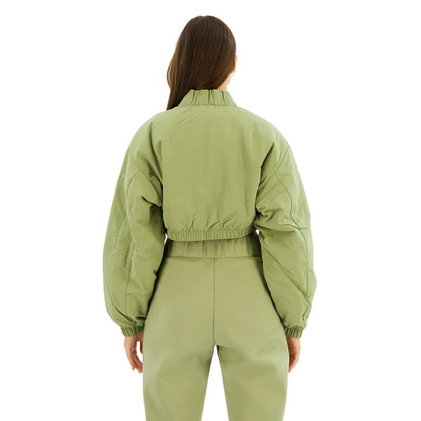 Adidas City Escape Padded Bomberjacka Grönt L Kvinna