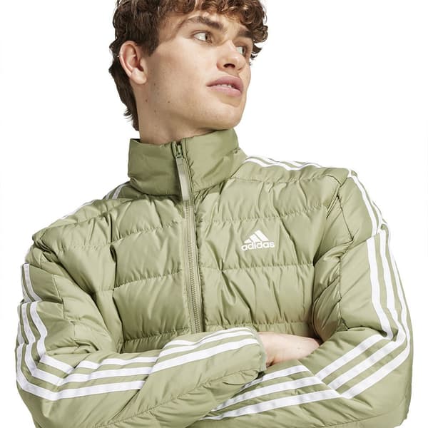 Adidas Essentials 3 Stripes Light Down Jakke Grøn L / Regular Mand