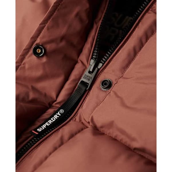 Superdry 5 Baffle Sports Jacka Brun S Kvinna