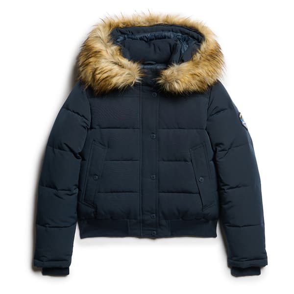 Superdry Everest Jacka Blå XL Kvinna