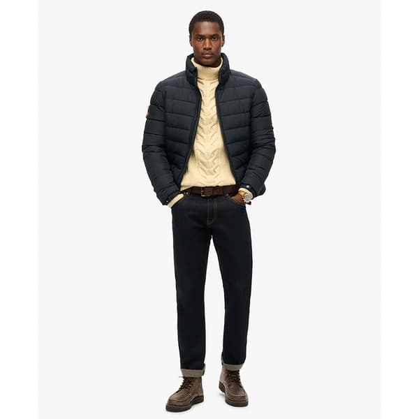Superdry Fuji Embroidered Padded Jacka Svart 2XL Man