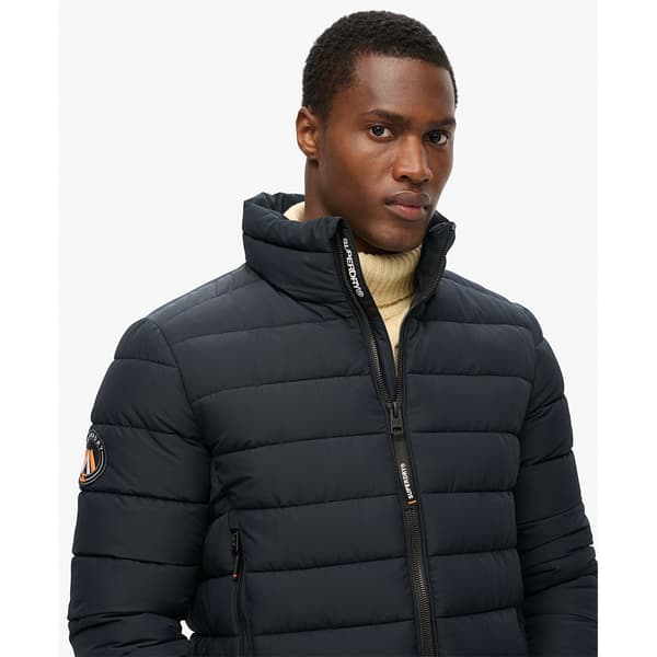 Superdry Fuji Embroidered Padded Jacka Svart 2XL Man