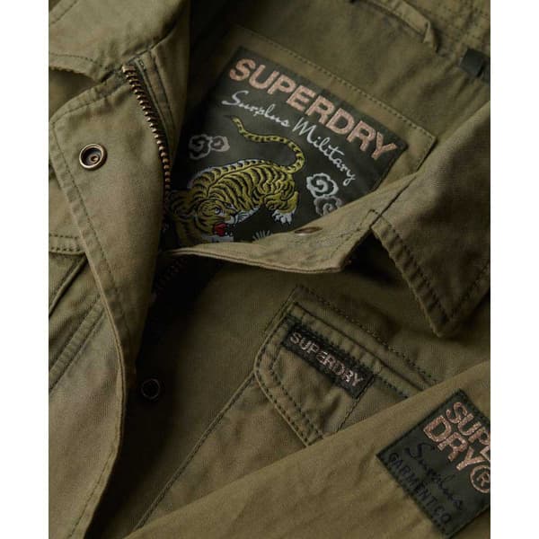 Superdry Military M65 Lined Jacka Grönt M Kvinna
