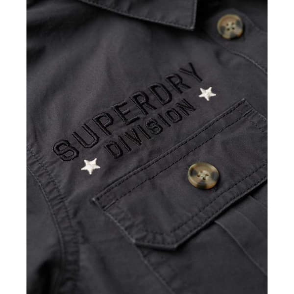 Superdry Military Päällyspaita Harmaa S Nainen