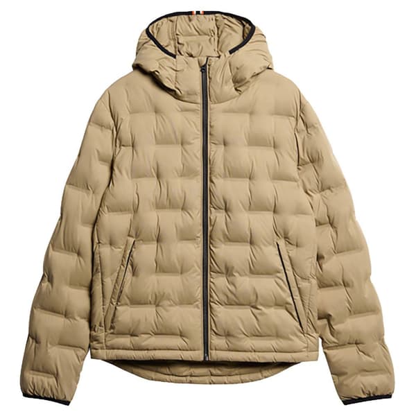 Superdry Quilted Coat Jacka Brun 2XL Man