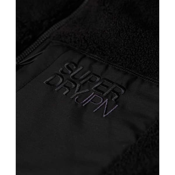 Superdry Relaxed Fleece Trekker Jacka Svart L Man