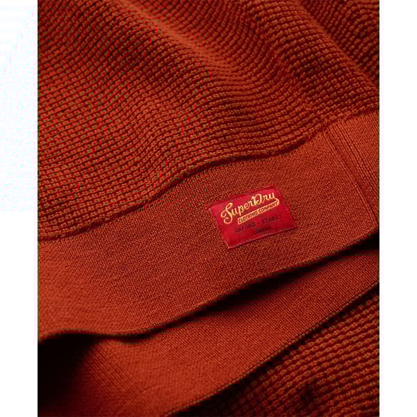 Superdry Textured Tröja Orange 2XL Man