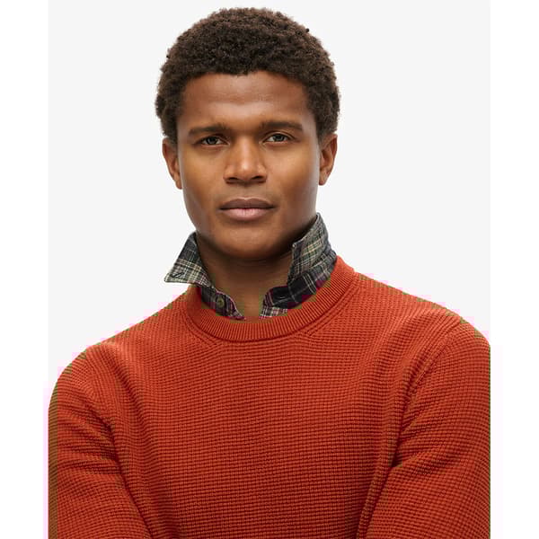 Superdry Textured Tröja Orange 2XL Man