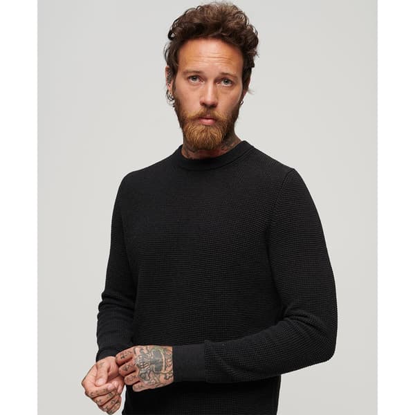 Superdry Textured Tröja Svart 2XL Man