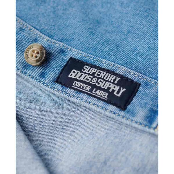 Superdry W4010439a Overtrøje Blå M Kvinde