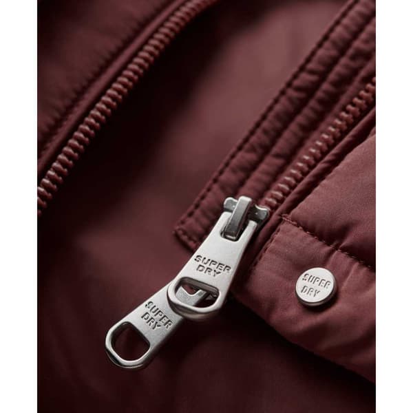 Superdry W5011798a Jakke Rød,Lilla L Kvinde