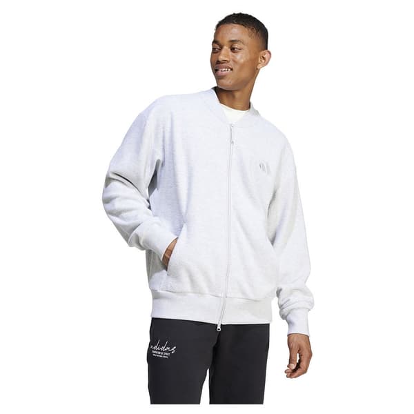 Adidas Elevated All Szn Terry Loop Bomberjacka Vit XL / Regular Man