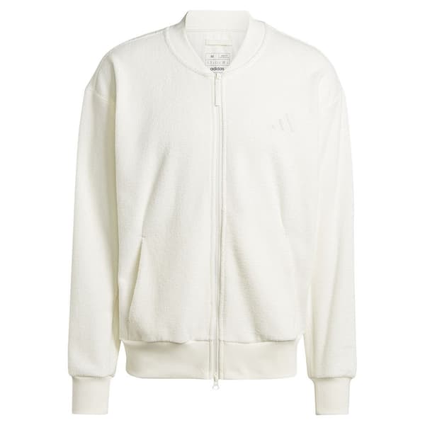Adidas Elevated All Szn Terry Loop Bomberjacka Vit S / Regular Man