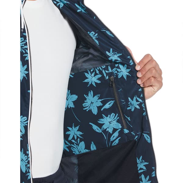 Original Penguin Recycled Ratner Lined Aop Floral Jakke Blå S Mand