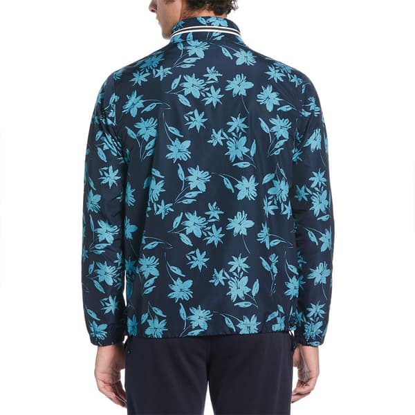 Original Penguin Recycled Ratner Lined Aop Floral Jakke Blå S Mand