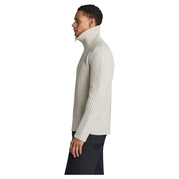 G-star Chunky Skipper Halv Lynlås Sweater Beige XS Mand