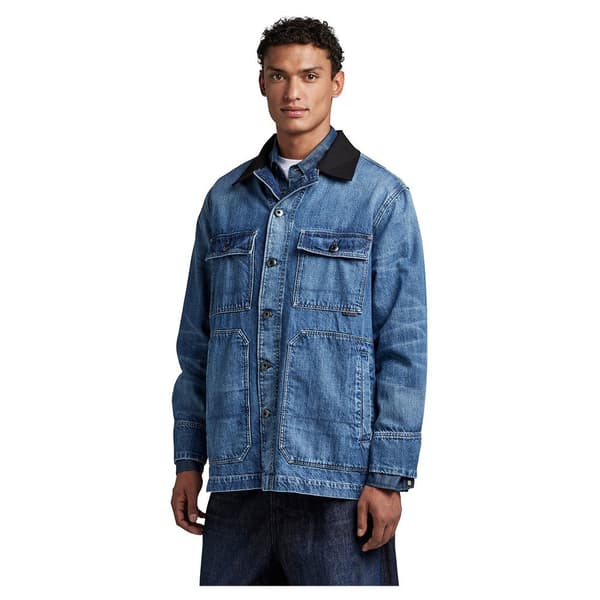 G-star Chore Workwear Jacka Blå XS Man