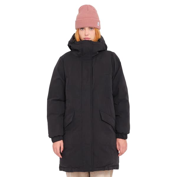 Volcom Sleepi Puff Up Parka Sort M Kvinde