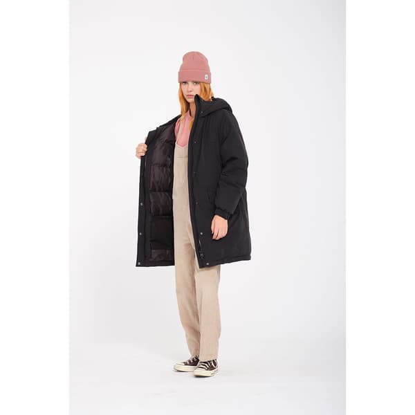 Volcom Sleepi Puff Up Parka Sort M Kvinde