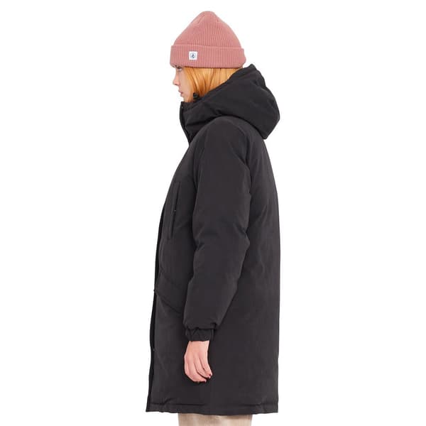 Volcom Sleepi Puff Up Parka Svart M Kvinna
