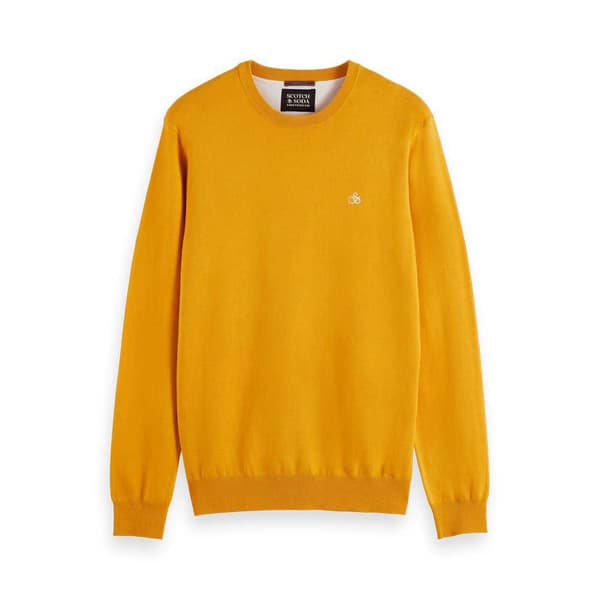 Scotch & Soda Essential Viscose Villapaita Keltainen XL Mies