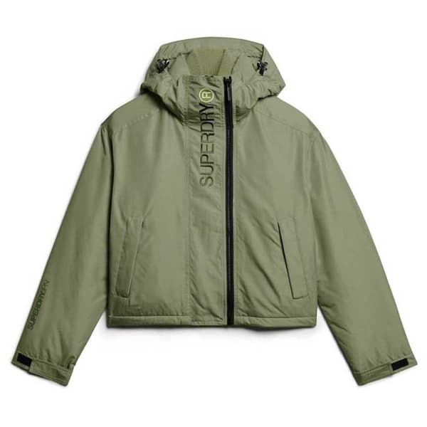 Superdry Embroidered Windbreaker Jacka Grönt XL Kvinna