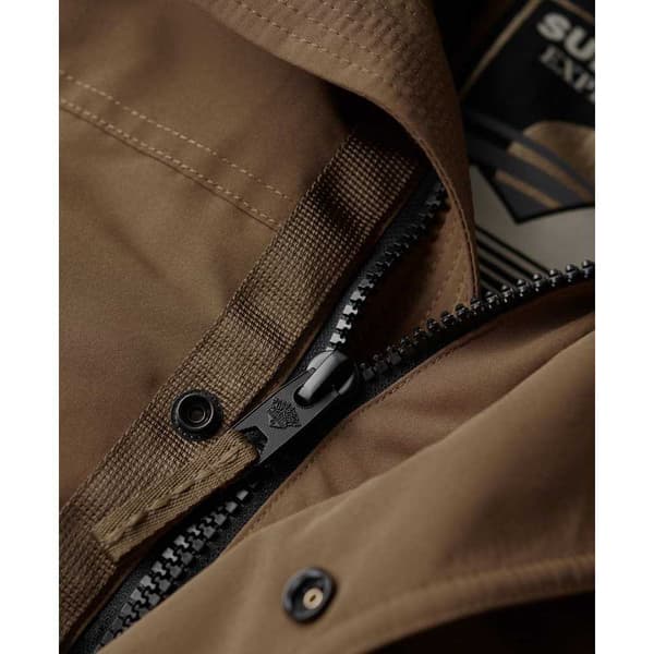 Superdry Everest Faux Fur Jacka Brun M Man