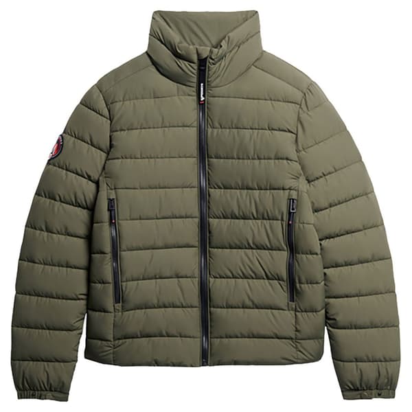 Superdry Fuji Embroidered Padded Jacka Grönt 3XL Man