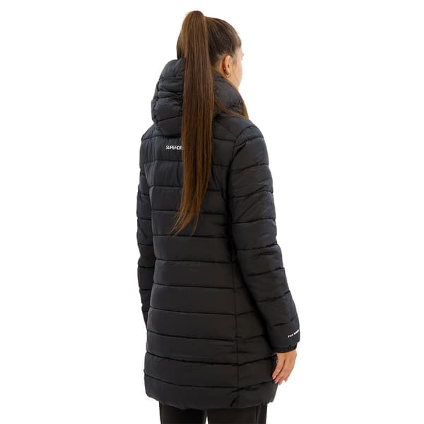 Superdry Fuji Mid Padded Jacka Svart 2XS Kvinna