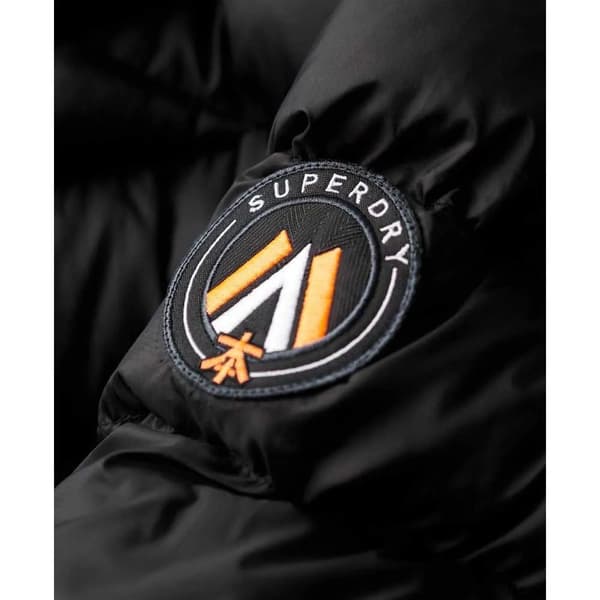 Superdry Fuji Mid Padded Jacka Svart 2XS Kvinna