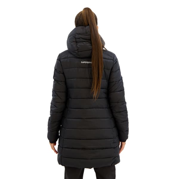 Superdry Fuji Mid Padded Jacka Svart 2XS Kvinna