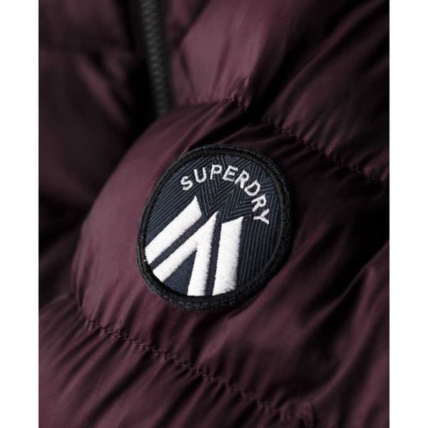 Superdry Fuji Quilt Padded Jacka Lila M Kvinna