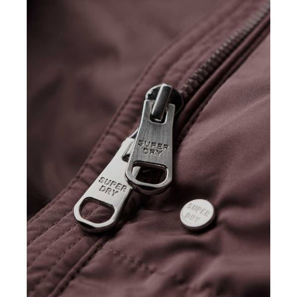 Superdry Maxi Longline Jakke Lilla XS Kvinde