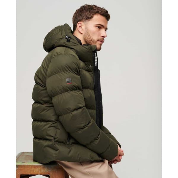 Superdry Microfibre Sport Takki Vihreä 3XL Mies