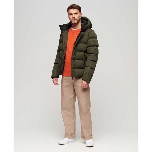 Superdry Microfibre Sport Takki Vihreä 3XL Mies