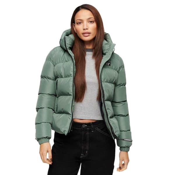 Superdry Sports Jacka Grönt 2XS Kvinna
