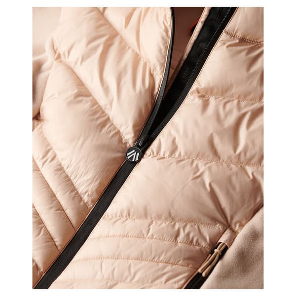 Superdry Storm Fleece Jakke Beige M Kvinde