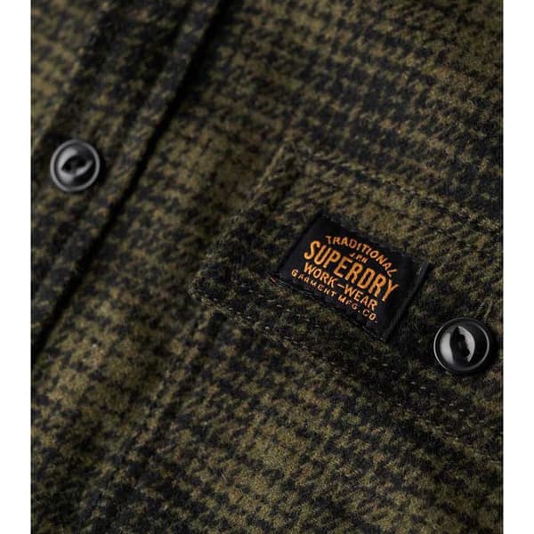 Superdry Wool Miller övertröja Grönt L Man