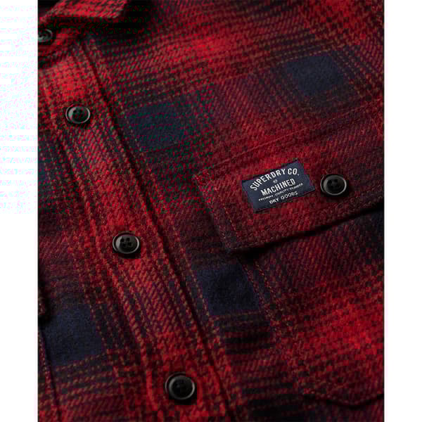 Superdry Wool Miller Overtrøje Rød XL Mand