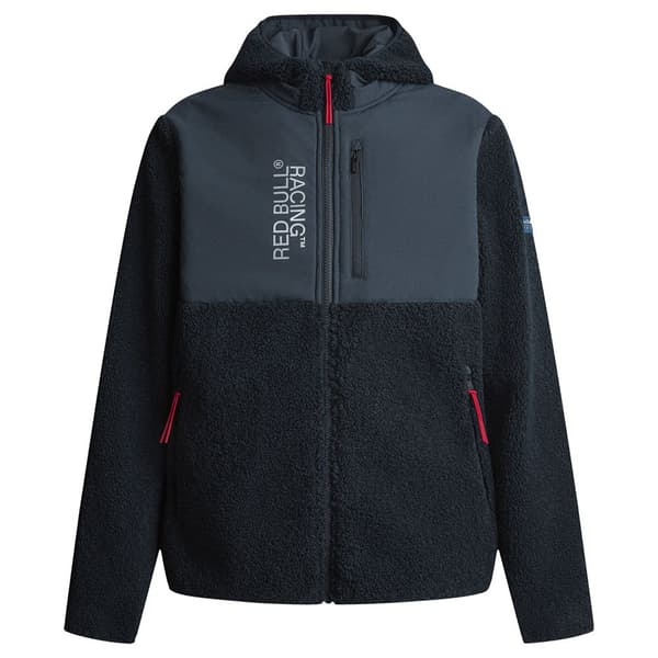 Red Bull Racing Sherpa Fleece Hybrid Hoody Jakke Blå XL Mand