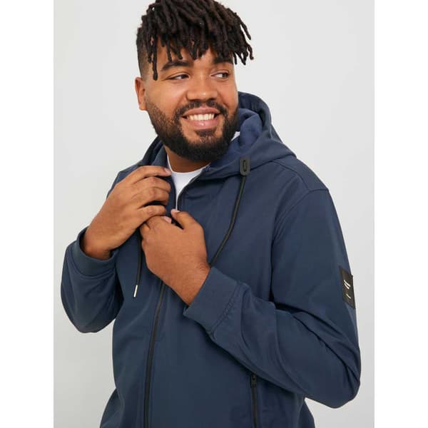 Jack & Jones Basic Softshell Plus Size Jakke Blå 8XL / Regular Mand