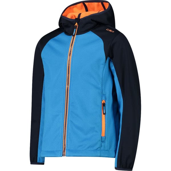 Cmp Fix Hood 32a1074 Softshelljakke Blå 5 Years Dreng