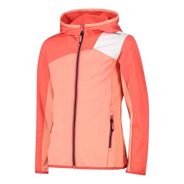 Cmp Fix Hood 32e4425 Fleecejakke Med Fuld Lynlås Orange 4 Years